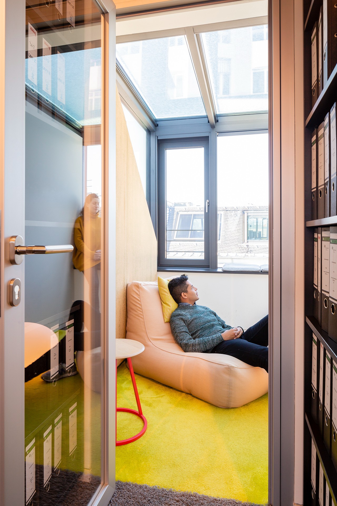 Architekturprojekt, Bauen im Bestand, Dachgeschoss, Kurfürstendamm, Office, Denkmalschutz