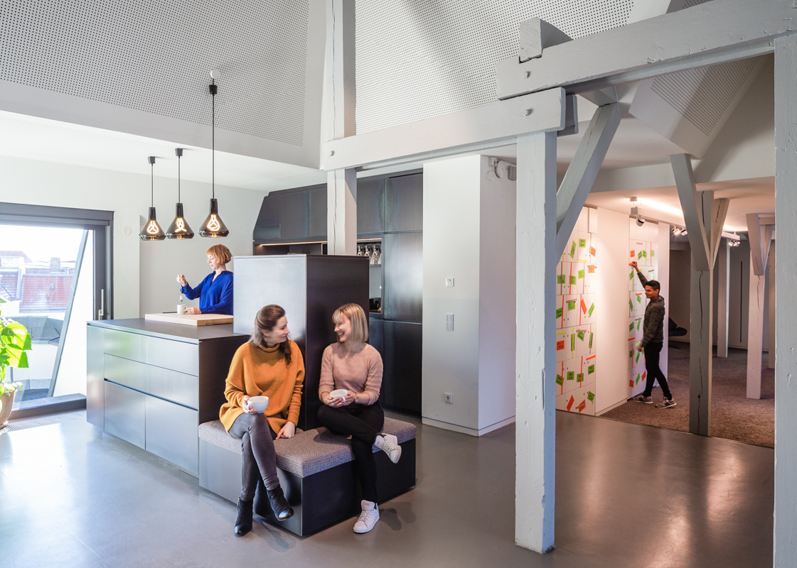 Architekturprojekt, Bauen im Bestand, Dachgeschoss, Kurfürstendamm, Office, Denkmalgeschützt